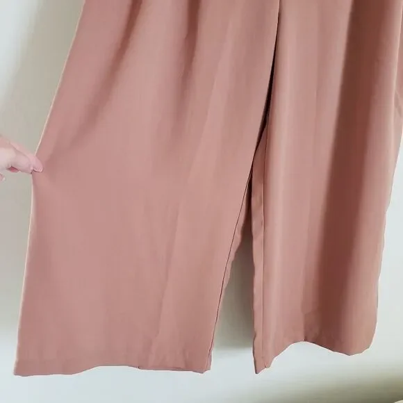 Elodie Flared Leg High Rise Side Zip Back Elastic Waist Dress Pants Size XL - Picture 2 of 8